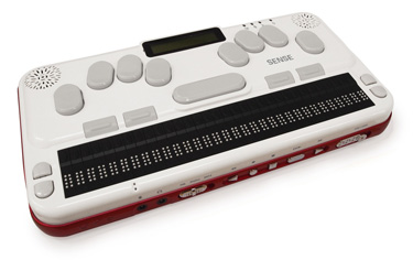 Photo of the Braille Sense U2 32-Cell Notetaker with Braille Keyboard