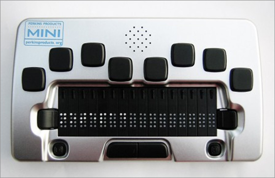 Photo of the Perkins Mini 16 Cell Braille Display for $995.00 USD - Flying Blind, LLC Online Store