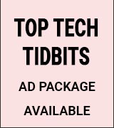 Top Tech Tidbits logo. One available sponsorship package.